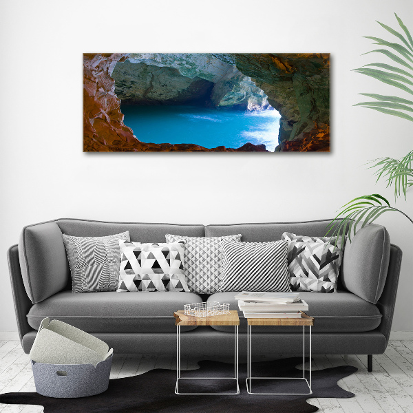 Canvas wall art Sea cave