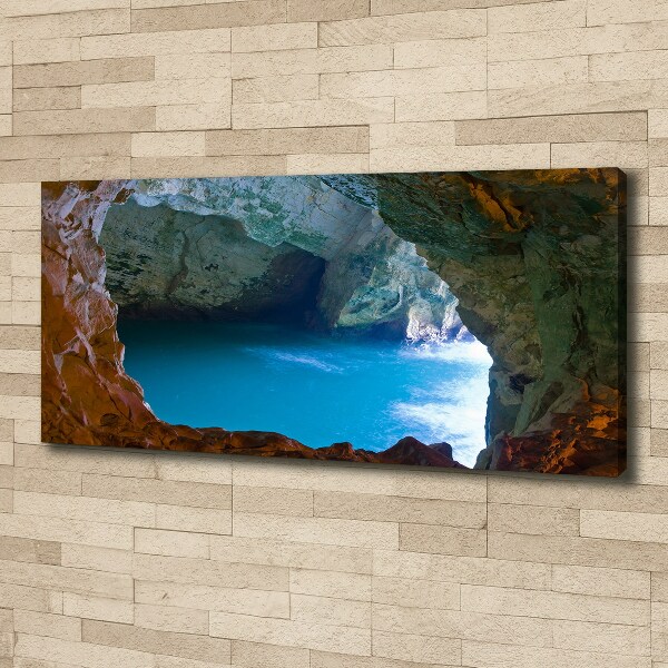 Canvas wall art Sea cave