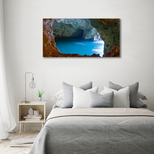 Canvas wall art Sea cave