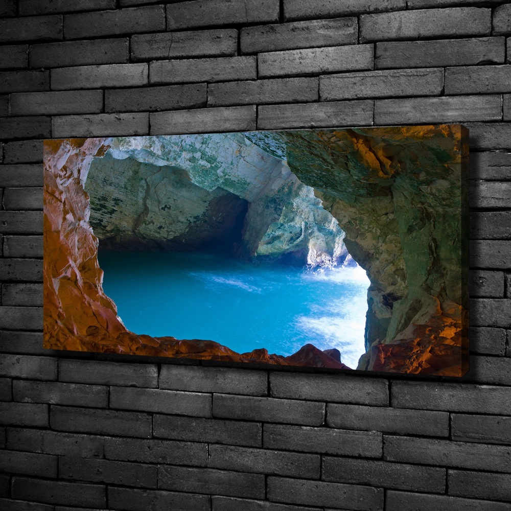 Canvas wall art Sea cave