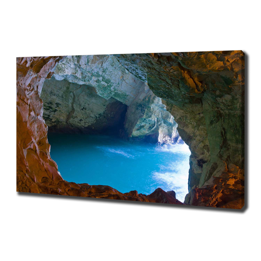 Canvas wall art Sea cave