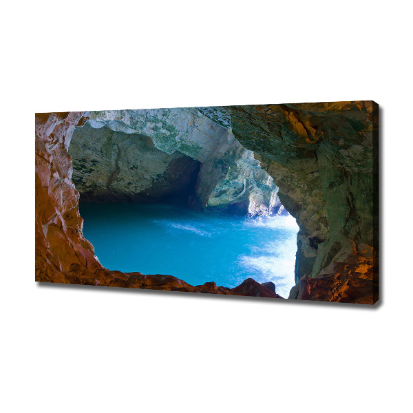 Canvas wall art Sea cave