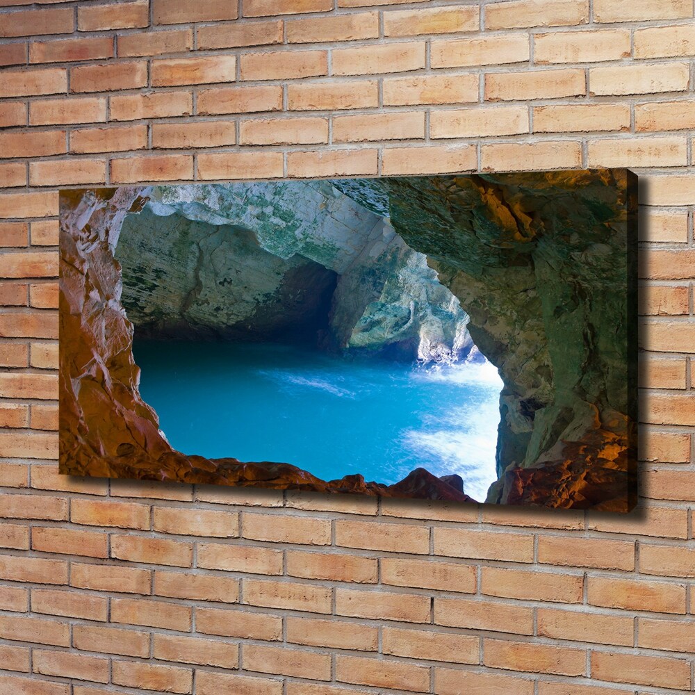 Canvas wall art Sea cave