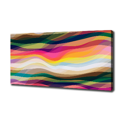 Canvas wall art Wave abstraction