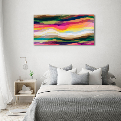 Canvas wall art Wave abstraction