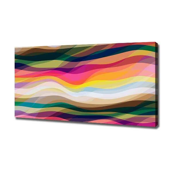 Canvas wall art Wave abstraction