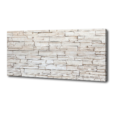 Canvas wall art White wall stone