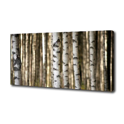 Canvas wall art Birch