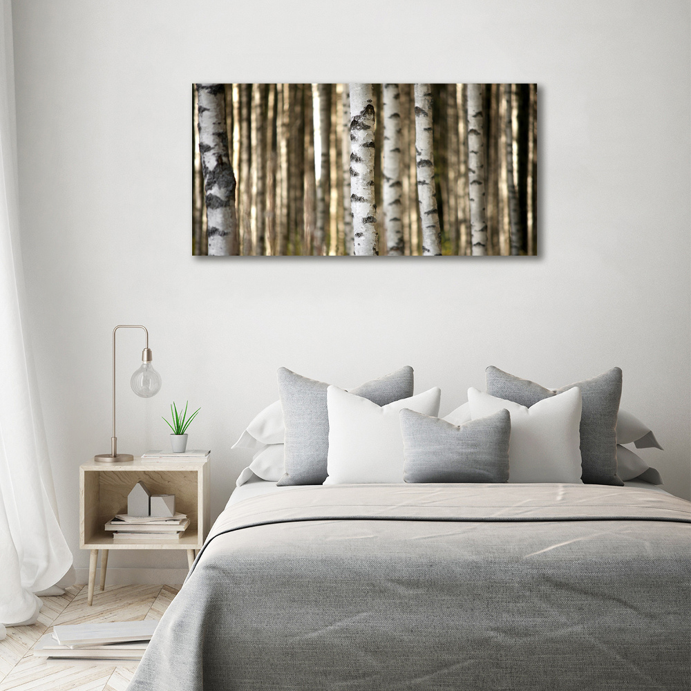 Canvas wall art Birch