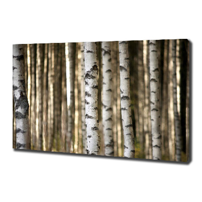 Canvas wall art Birch