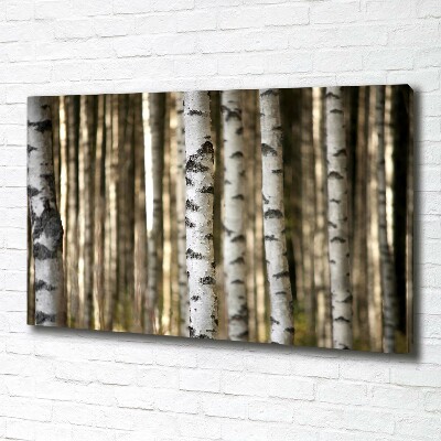 Canvas wall art Birch