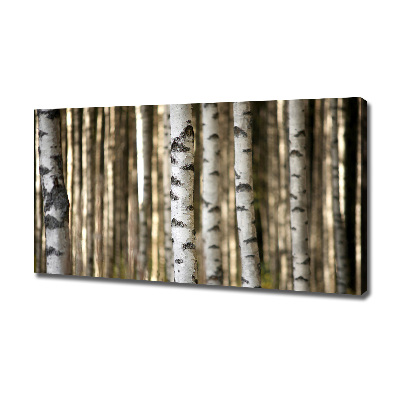 Canvas wall art Birch