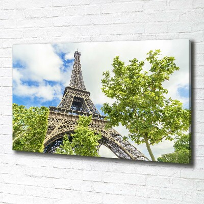 Canvas wall art Eiffel Paris tower