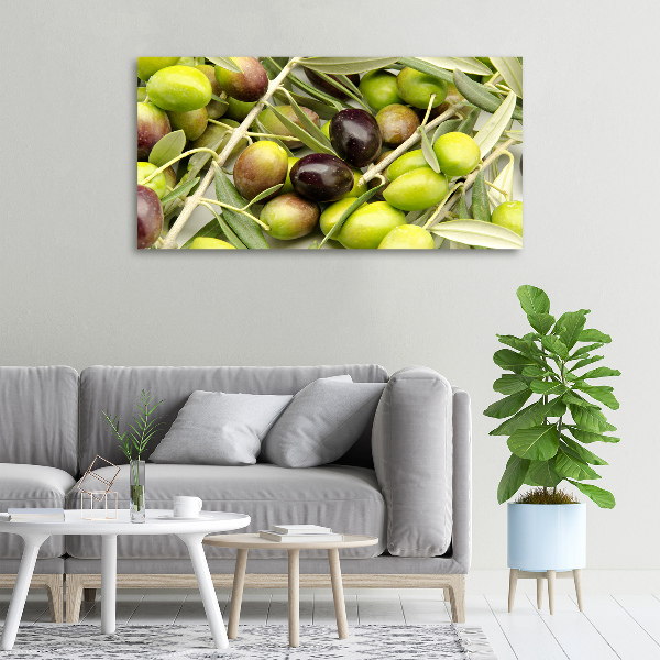 Canvas wall art Fresh olives