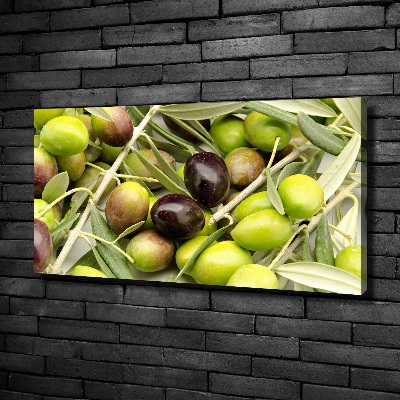 Canvas wall art Fresh olives