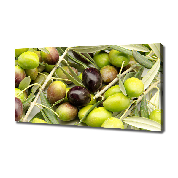 Canvas wall art Fresh olives