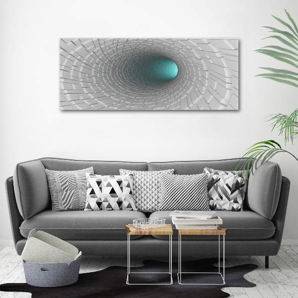 Canvas wall art 3D tunnel