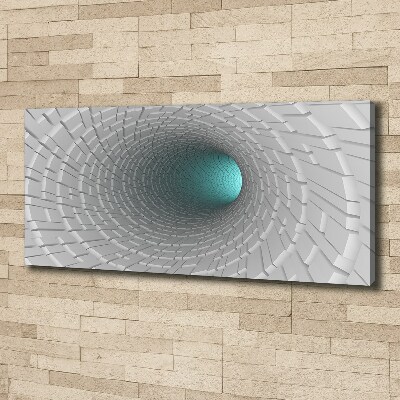 Canvas wall art 3D tunnel