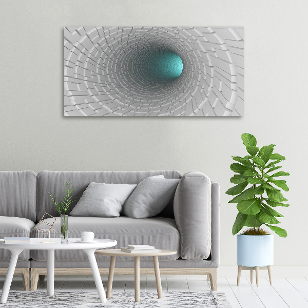 Canvas wall art 3D tunnel