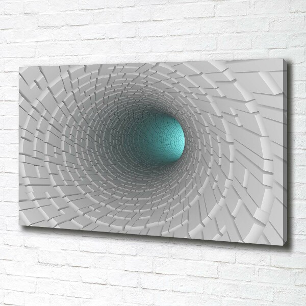 Canvas wall art 3D tunnel