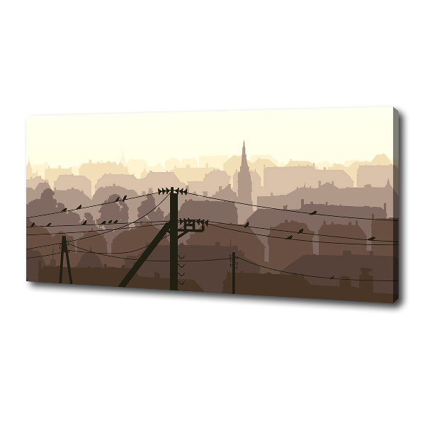 Canvas wall art City