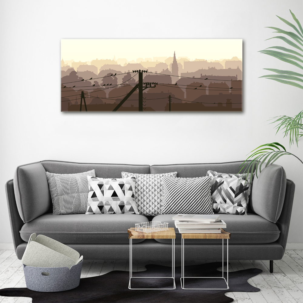 Canvas wall art City