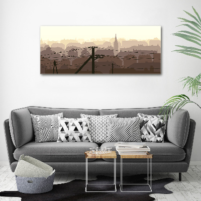 Canvas wall art City