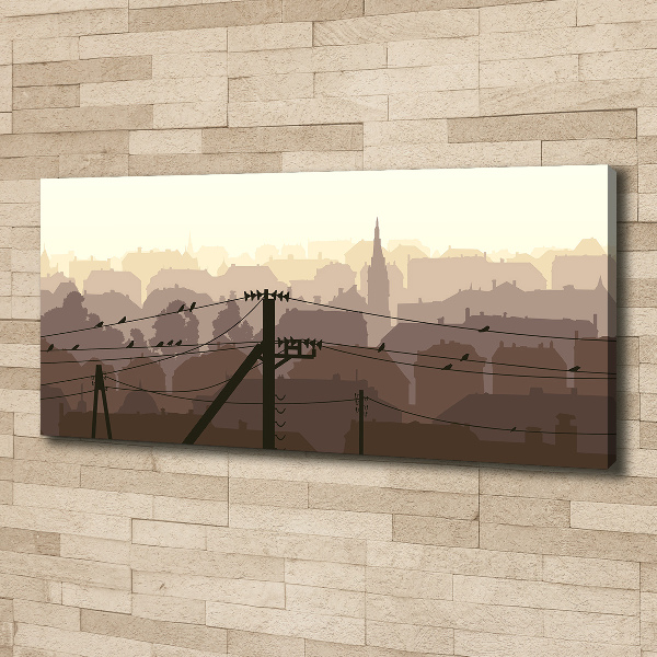 Canvas wall art City