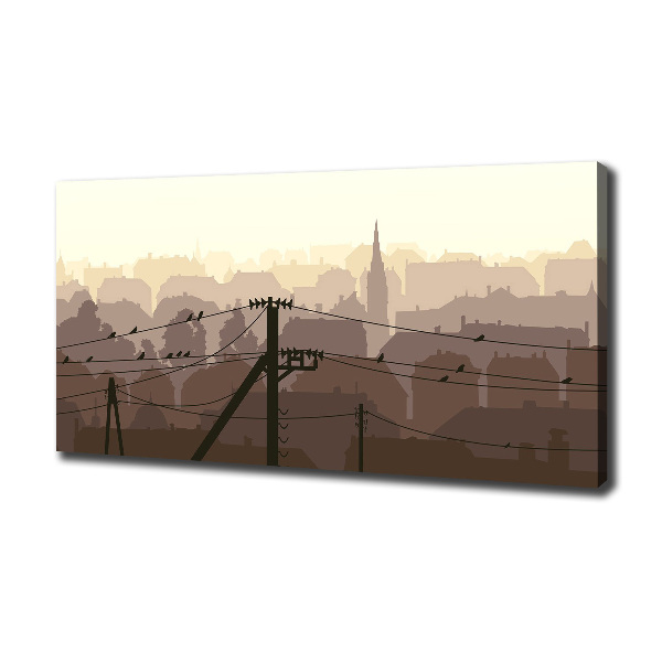 Canvas wall art City