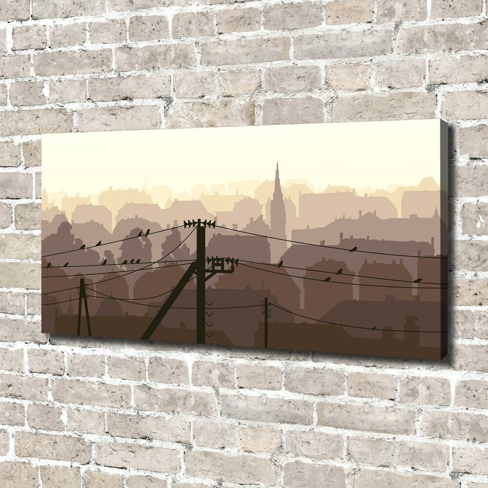 Canvas wall art City