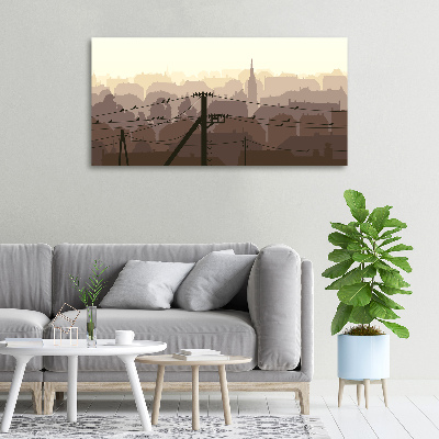 Canvas wall art City