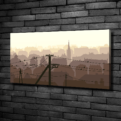 Canvas wall art City