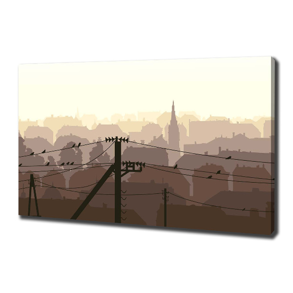 Canvas wall art City