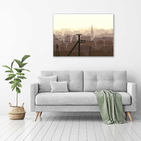 Canvas wall art City