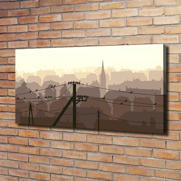 Canvas wall art City