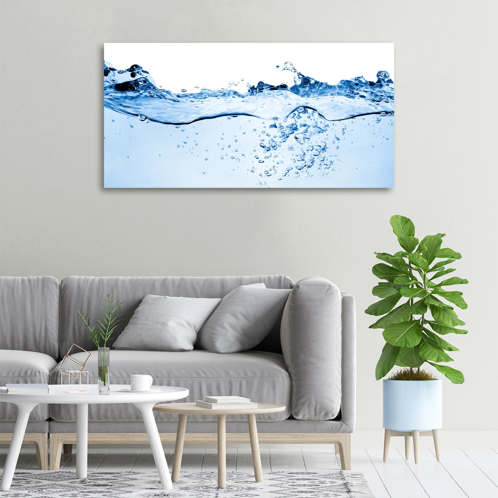 Canvas wall art Water