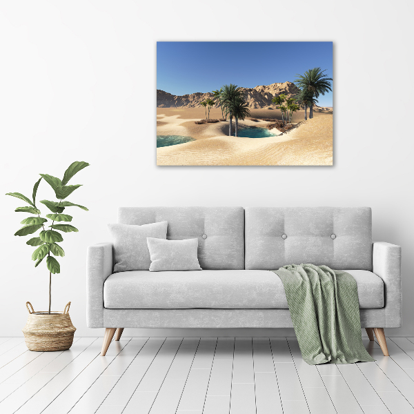 Canvas wall art Oasis