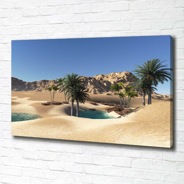 Canvas wall art Oasis