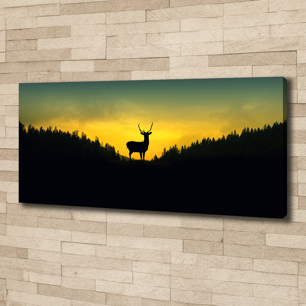 Canvas wall art Deer