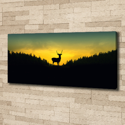 Canvas wall art Deer