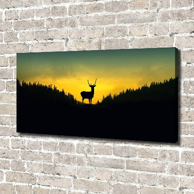 Canvas wall art Deer