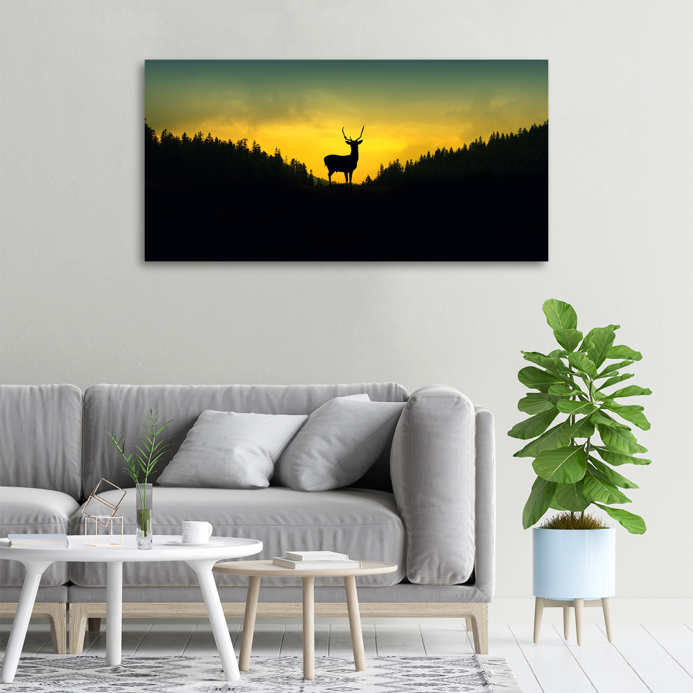 Canvas wall art Deer