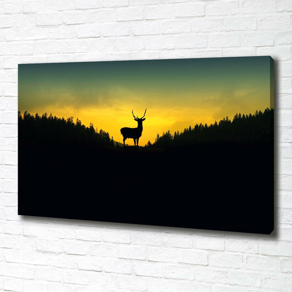 Canvas wall art Deer