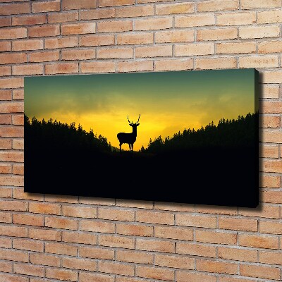 Canvas wall art Deer