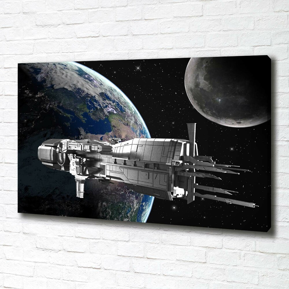 Canvas wall art Spacecraft