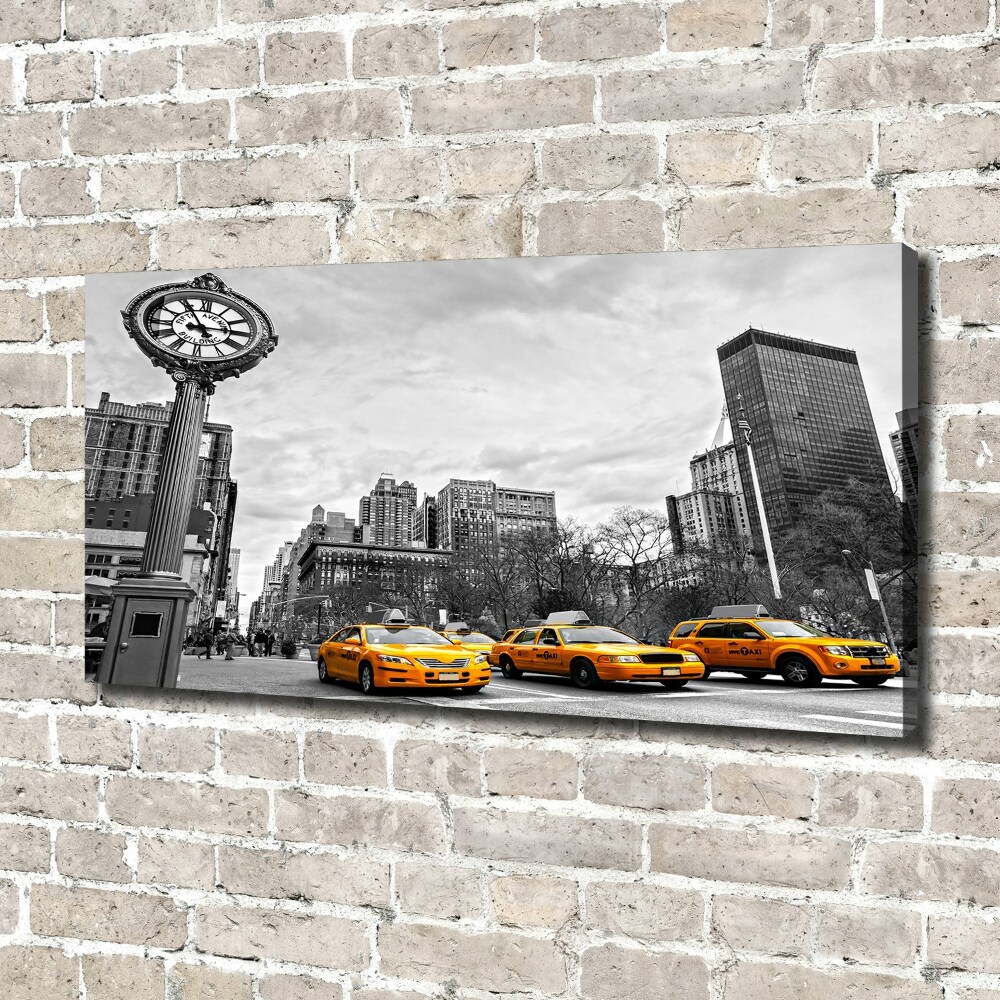 Canvas wall art New York taxis