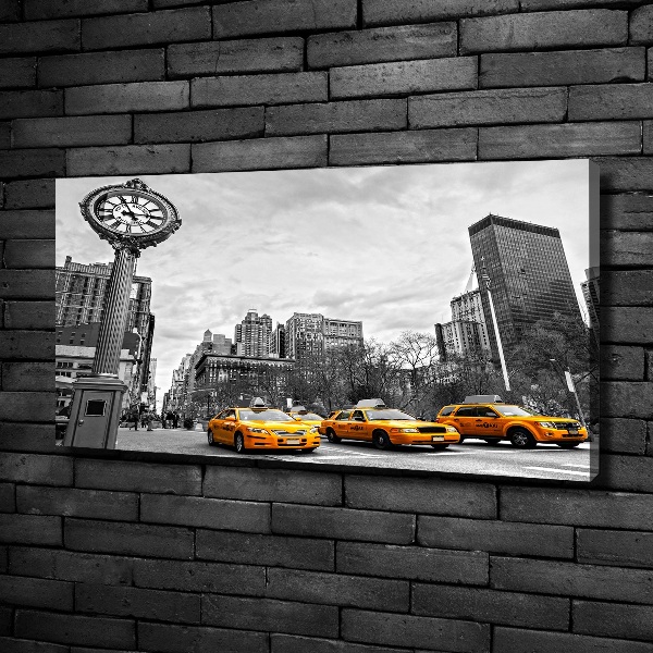 Canvas wall art New York taxis