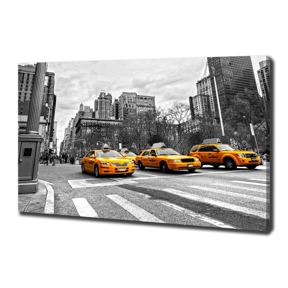 Canvas wall art New York taxis