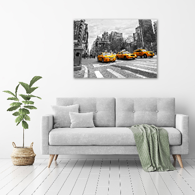 Canvas wall art New York taxis