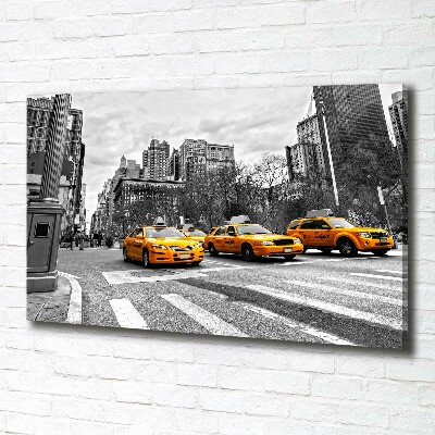 Canvas wall art New York taxis